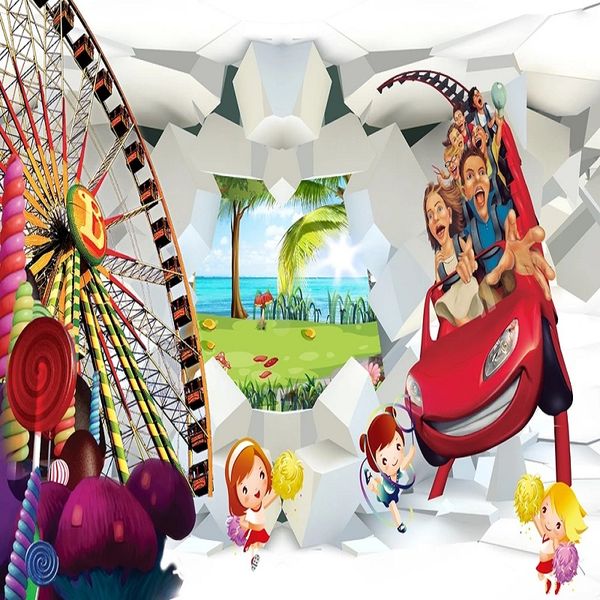 custom large mural 3d wallpaper children's playground, ferris wheel roller boy bedroom mural tv back wall decor deep 5d embossed
custom large mural 3d wallpaper children's playground, ferris wheel roller boy bedroom mural tv back wall decor deep 5d embossed