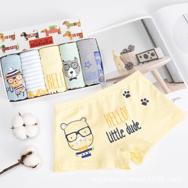 5pcs/lot cotton shorts boys underwear kids underwear boxer briefs panties cartoon pattern soft children's teenager 2-12y clothes, Camo
5pcs/lot cotton shorts boys underwear kids underwear boxer briefs panties cartoon pattern soft children's teenager 2-12y clothes, Camo