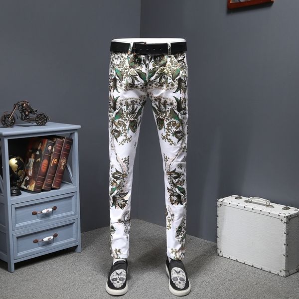 flower designer jeans men vaqueros hombre skinny moda hombre 2020 pattern printjeans slim homme mens skinny jeans stretch, Blue
flower designer jeans men vaqueros hombre skinny moda hombre 2020 pattern printjeans slim homme mens skinny jeans stretch, Blue