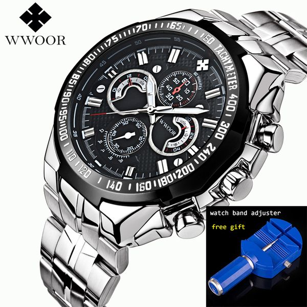 wwoor watch men 2019 top sport men's large dial 50mm watches stainless steel watch for men reloj hombre, Slivery;brown
wwoor watch men 2019 top sport men's large dial 50mm watches stainless steel watch for men reloj hombre, Slivery;brown
