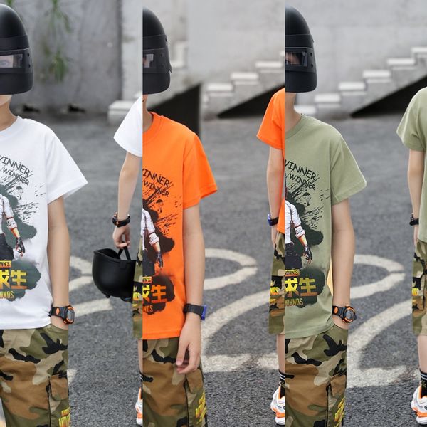 2020 boys' summer clothes children's clothing suit boys' big children eat chicken short-sleeved clothes children's forei
2020 boys' summer clothes children's clothing suit boys' big children eat chicken short-sleeved clothes children's forei