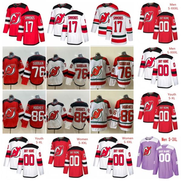 custom new jersey devils jack hughes pk subban any number name white green third jersey men women youth kid red hall hischier stevens, Black;red
custom new jersey devils jack hughes pk subban any number name white green third jersey men women youth kid red hall hischier stevens, Black;red
