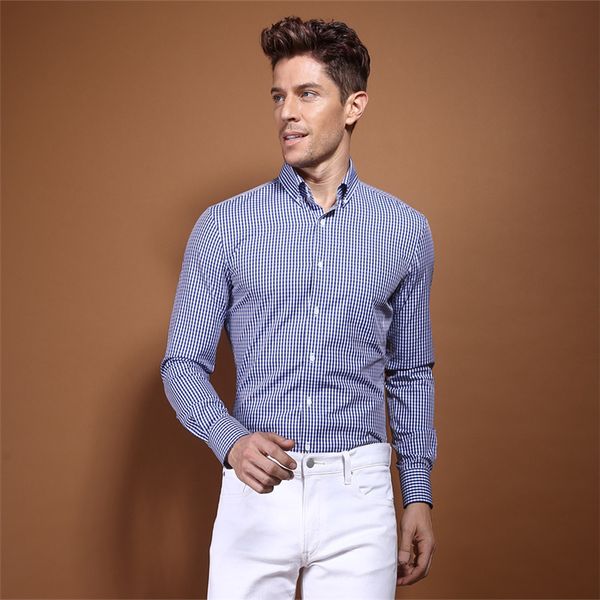 smart five men plaid shirts slim fit long sleeve cotton casual shirt size camisa masculina, White;black
smart five men plaid shirts slim fit long sleeve cotton casual shirt size camisa masculina, White;black