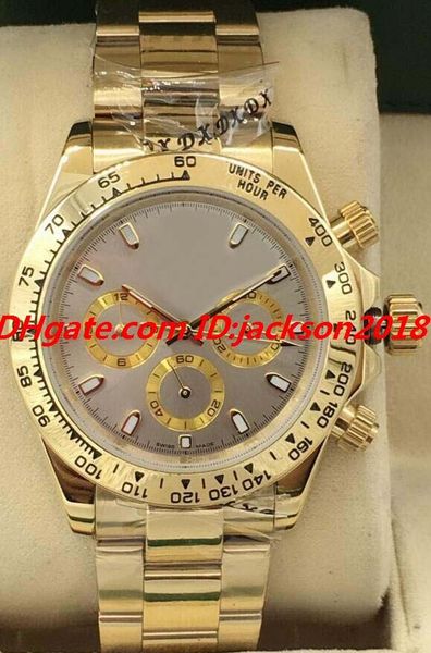 luxury watches 116508 116528 18k yellow gold w/ factory mop diamond dial 40mm automatic fashion men's watch wristwatch, Slivery;brown
luxury watches 116508 116528 18k yellow gold w/ factory mop diamond dial 40mm automatic fashion men's watch wristwatch, Slivery;brown