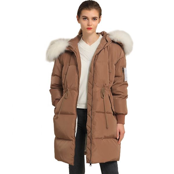 women's down & parkas odm design jacketwomen's long sleeve fur trimfor coats ladys customized coat womens manufacturer, Black
women's down & parkas odm design jacketwomen's long sleeve fur trimfor coats ladys customized coat womens manufacturer, Black
