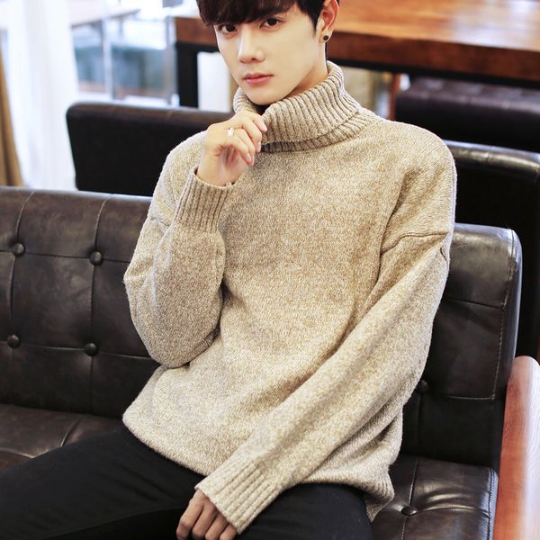 men's knitted shirt, high collar sweater, men's autumn and winter self-cultivation youth knitted shirt, suit, head sweater, White;black
men's knitted shirt, high collar sweater, men's autumn and winter self-cultivation youth knitted shirt, suit, head sweater, White;black