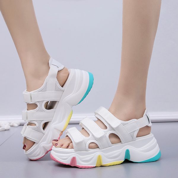 new women sandals women summer platform sandals shoes breathable comfort walking white shoes ladies shoe, Black
new women sandals women summer platform sandals shoes breathable comfort walking white shoes ladies shoe, Black