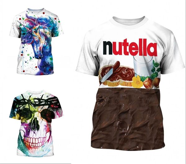 new teens t-shirt for boys or girls 3d skull unicorn chocolate printed short sleeve round collar summer t shirt, Blue
new teens t-shirt for boys or girls 3d skull unicorn chocolate printed short sleeve round collar summer t shirt, Blue