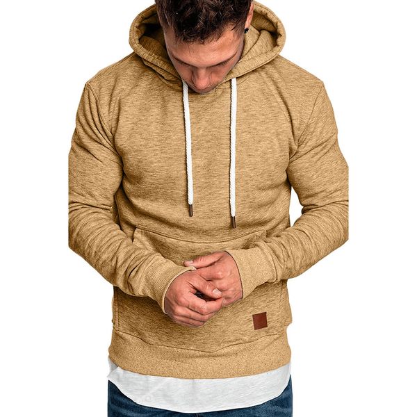 men's hoodies long sleeve khaki autumn winter casual male sweatshirt hooded blouse tracksuits l0801, Black
men's hoodies long sleeve khaki autumn winter casual male sweatshirt hooded blouse tracksuits l0801, Black