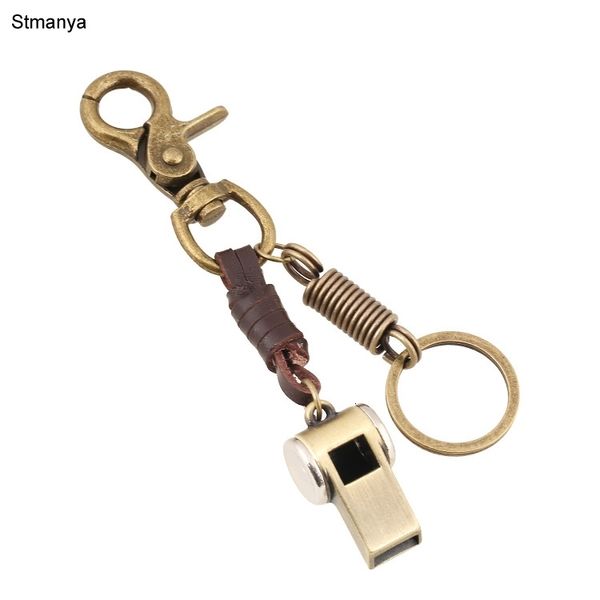 retro punk style whistle pendant key alloy bronze mini whistle key leather car key chain keyring ring for men women gifts, Slivery;golden
retro punk style whistle pendant key alloy bronze mini whistle key leather car key chain keyring ring for men women gifts, Slivery;golden