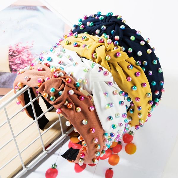 kmvexo colorful pearl headbands for women bezel simple knotted hair loop women hairband fashion hairwear party hair accessories, Golden;white
kmvexo colorful pearl headbands for women bezel simple knotted hair loop women hairband fashion hairwear party hair accessories, Golden;white