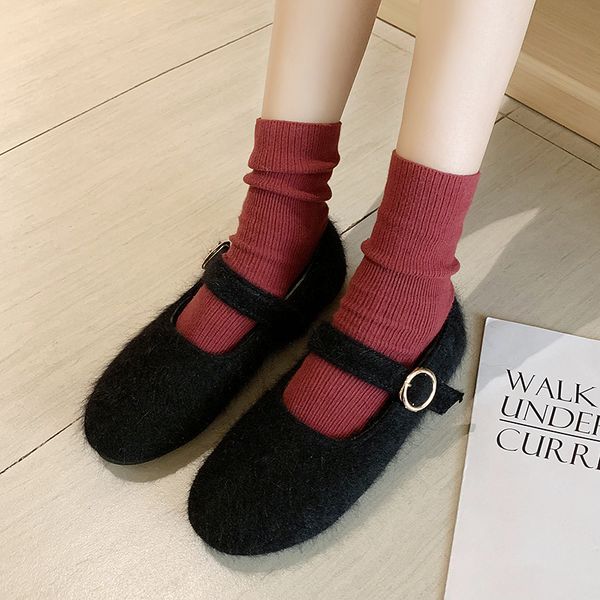 warm comfortable soft fashion casual buckle shoes female version plus velvet women's shoes autumn and winter peas u16-88, Black
warm comfortable soft fashion casual buckle shoes female version plus velvet women's shoes autumn and winter peas u16-88, Black
