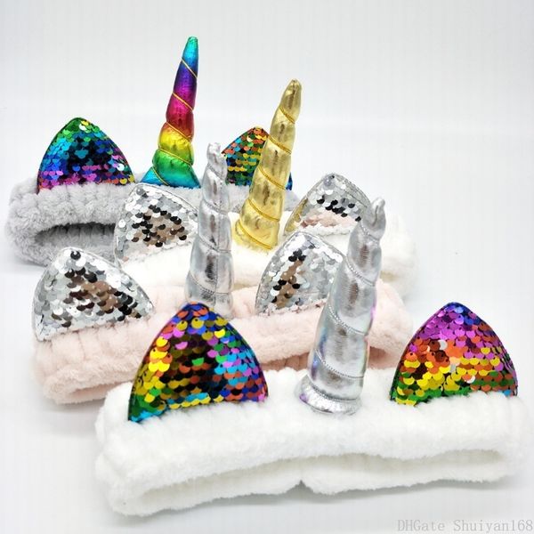 unicorn sequin hairband headband women coral velvet wash face hair band cute girl turban halloween christmas hair accessories gifts, Silver
unicorn sequin hairband headband women coral velvet wash face hair band cute girl turban halloween christmas hair accessories gifts, Silver