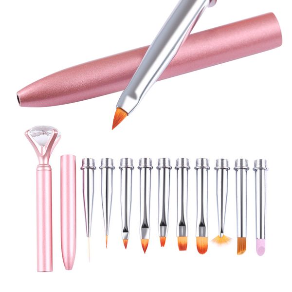 2019 new polish dotting drawing manicure pedicure tool set kits with 1 painting pen + 10 brushs nail art tool
2019 new polish dotting drawing manicure pedicure tool set kits with 1 painting pen + 10 brushs nail art tool