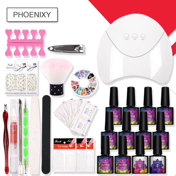 nail set 36w led lamp for nail polish set 10pc gel polish tools for manicure gel kit with lamp art
nail set 36w led lamp for nail polish set 10pc gel polish tools for manicure gel kit with lamp art
