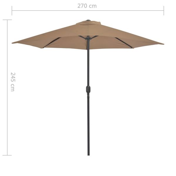 balcony parasol with aluminum pole taupe 270 * 135 cm semicircle garden sets
balcony parasol with aluminum pole taupe 270 * 135 cm semicircle garden sets