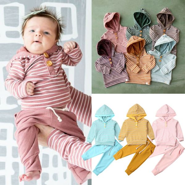 autumn stripe 2pcs toddler infant baby girl boy clothes hood sweatshirt pants autumn children clothing outfit, White
autumn stripe 2pcs toddler infant baby girl boy clothes hood sweatshirt pants autumn children clothing outfit, White