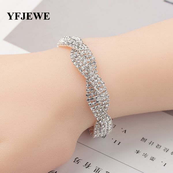 yfjewe fashion jewelry accessories crystal bracelets for women femme charm bracelets bangles wedding jewelry with stones b133, Black
yfjewe fashion jewelry accessories crystal bracelets for women femme charm bracelets bangles wedding jewelry with stones b133, Black
