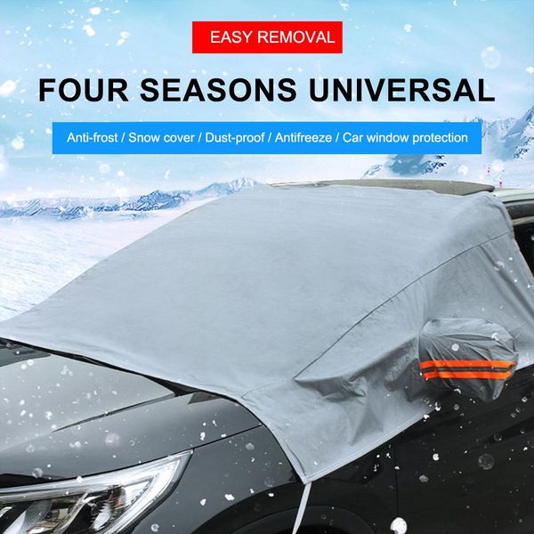 universal car windshield winter car front snow cover waterproof snow wiper protector with mirror cover for most suv
universal car windshield winter car front snow cover waterproof snow wiper protector with mirror cover for most suv