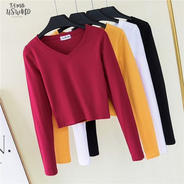 v neck basic t shirt women long sleeve crop 2020 spring tee shirt women korean style t shirt cotton new solid, White
v neck basic t shirt women long sleeve crop 2020 spring tee shirt women korean style t shirt cotton new solid, White