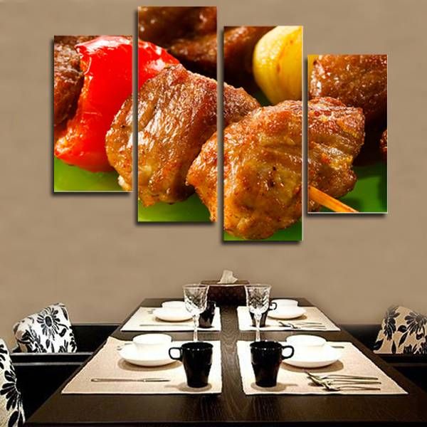 4pcs/set unframed delicious american barbecue hd food print on canvas wall art picture for home and living room decor
4pcs/set unframed delicious american barbecue hd food print on canvas wall art picture for home and living room decor