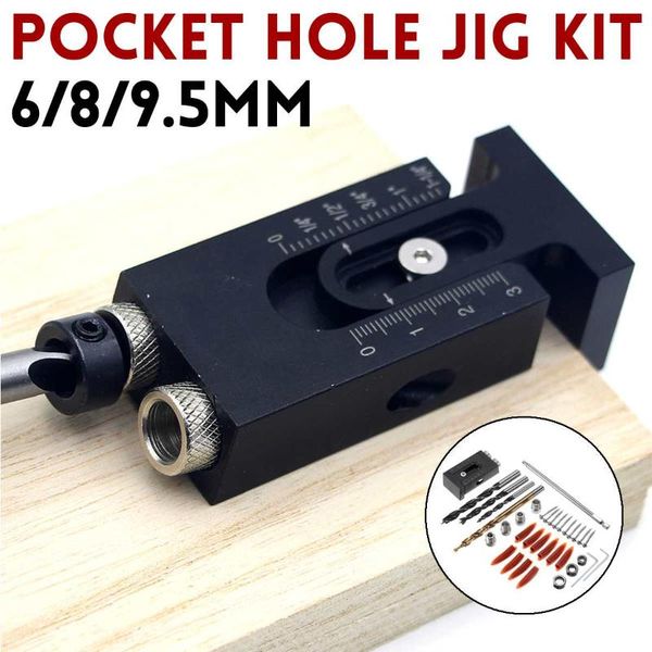 6/8 / 9.5mm карманный hole jig system kit регулируемый алюминиевый сплав косой отверстие позиционирования locator drill guide деревообрабаты
6/8 / 9.5mm карманный hole jig system kit регулируемый алюминиевый сплав косой отверстие позиционирования locator drill guide деревообрабаты