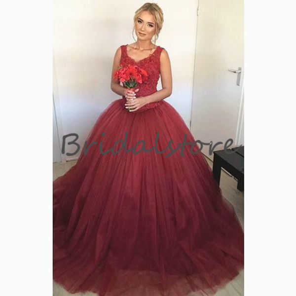 burgundy puffy tulle prom dresses scoop neckline lace quinceanera dresses button back classy engagement dresses evening wear 2019 cheap, Black
burgundy puffy tulle prom dresses scoop neckline lace quinceanera dresses button back classy engagement dresses evening wear 2019 cheap, Black