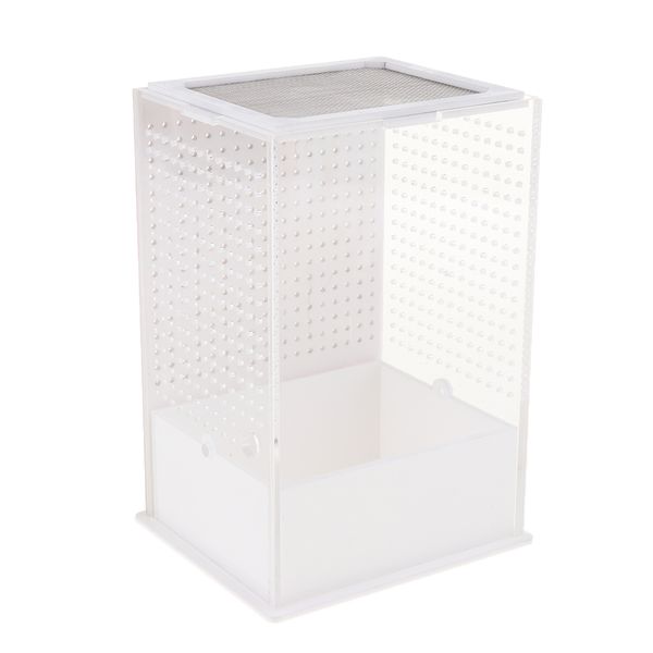 reptile feeding box transparent cage hatching container for lizard frog 
reptile feeding box transparent cage hatching container for lizard frog
