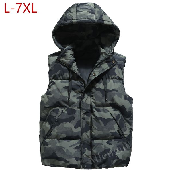 men's vests spring winter men plus large size 6xl 7xl vest hat detachable camouflage sleeveless jackets warm parka for waistcoat, Black;white
men's vests spring winter men plus large size 6xl 7xl vest hat detachable camouflage sleeveless jackets warm parka for waistcoat, Black;white