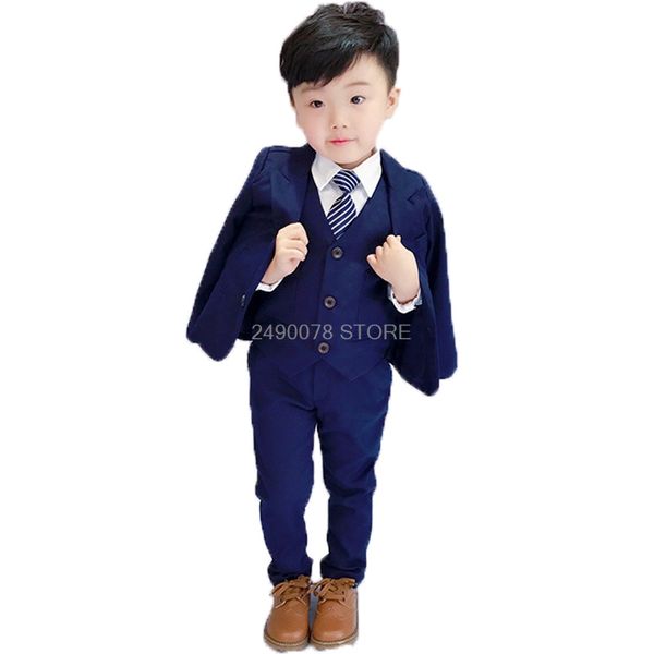 flowers boys formal brand wedding suit campus student dress gentleman kids jacket vest pants bowtie 4pcs ceremony costumes, Black
flowers boys formal brand wedding suit campus student dress gentleman kids jacket vest pants bowtie 4pcs ceremony costumes, Black