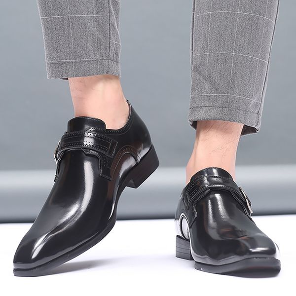 men's social shoes plus size 45-48 fashion pu leather shoes men hasp wear-resistant driving man solid rubber, Black
men's social shoes plus size 45-48 fashion pu leather shoes men hasp wear-resistant driving man solid rubber, Black