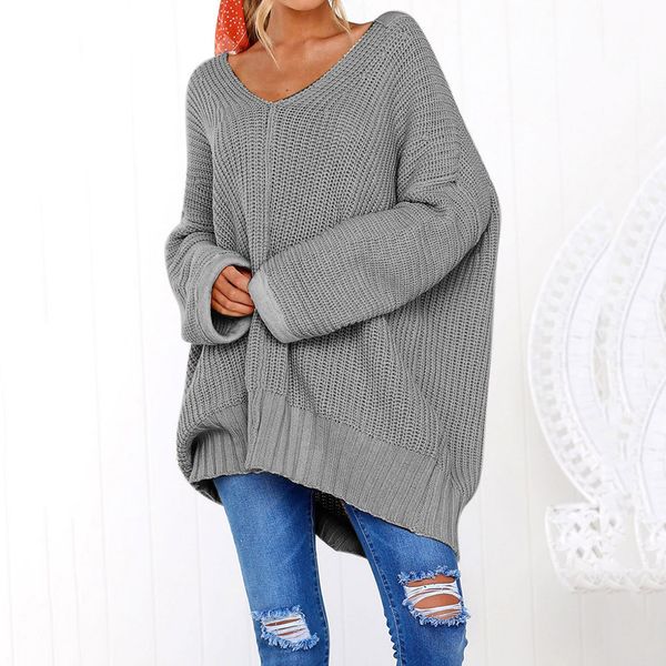 women's sweaters fashion women plus size vintage casual solid long sleeve jumper v-neck lazy loose sweater blouse#g35, White;black
women's sweaters fashion women plus size vintage casual solid long sleeve jumper v-neck lazy loose sweater blouse#g35, White;black