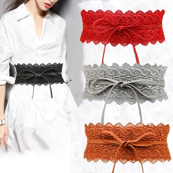 lace lace super wide waist seal sweet waistband dress belt decorative waistband women's high waist belt women elastic, Black;brown
lace lace super wide waist seal sweet waistband dress belt decorative waistband women's high waist belt women elastic, Black;brown