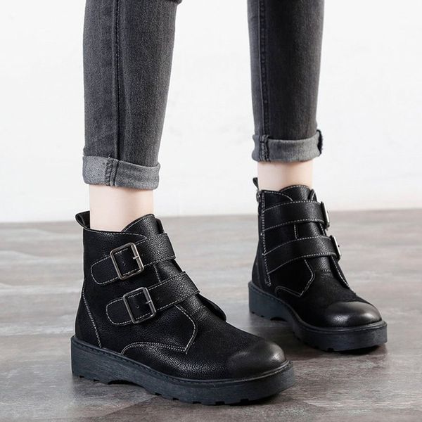 boots women new fashion women zipper solid buckle decoration round toe shoes party boots zapatos de mujer winter shoes, Black
boots women new fashion women zipper solid buckle decoration round toe shoes party boots zapatos de mujer winter shoes, Black