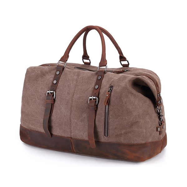 canvas leather men travel bags carry on luggage bag vintage duffel bags handbag travel tote large weekend bag
canvas leather men travel bags carry on luggage bag vintage duffel bags handbag travel tote large weekend bag