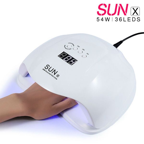 sunx 54w nail lamp uv led lamp nail dryer lcd display 36 led beads dryer for curing gel polish auto sensing for art
sunx 54w nail lamp uv led lamp nail dryer lcd display 36 led beads dryer for curing gel polish auto sensing for art