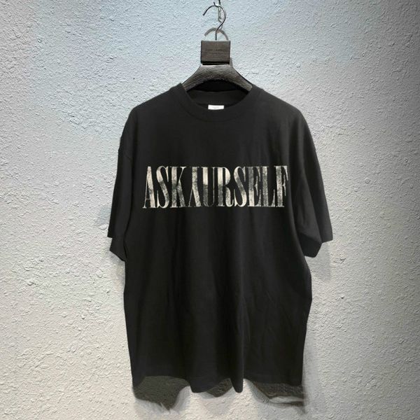 germany street tide askyurself 2020 designer t-shirt short-sleeved compassionate askyurself 2020 letter retro slogan europe and america tee, White;black
germany street tide askyurself 2020 designer t-shirt short-sleeved compassionate askyurself 2020 letter retro slogan europe and america tee, White;black