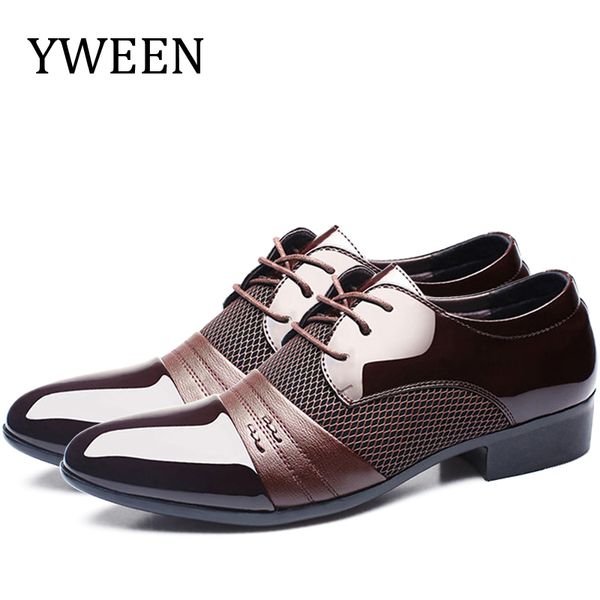 yween new men's dress shoes men business flat shoes breathable men formal office plus size 38-47, Black
yween new men's dress shoes men business flat shoes breathable men formal office plus size 38-47, Black