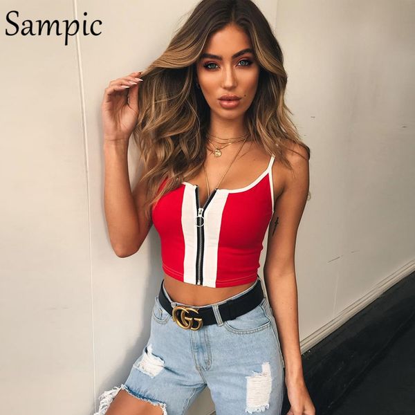 sampic women zipper red off shoulder crop sleeveless backless summer causal party club crop 2019, White
sampic women zipper red off shoulder crop sleeveless backless summer causal party club crop 2019, White