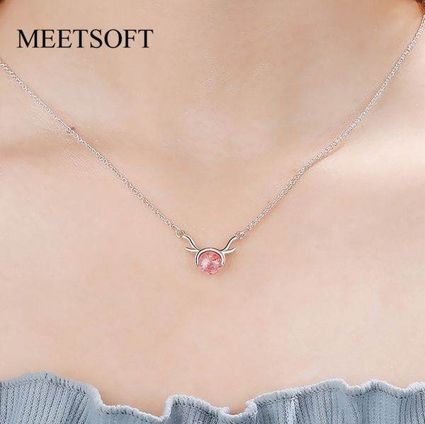 pendant necklaces meetsoft 925 silver necklac minimalist clavicle chain female smiple strawberry quartz elk garnet accessories gift
pendant necklaces meetsoft 925 silver necklac minimalist clavicle chain female smiple strawberry quartz elk garnet accessories gift