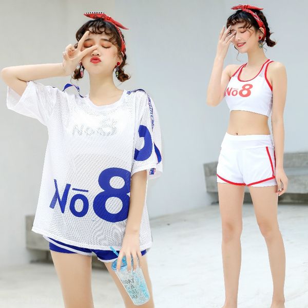2020 three-piece swimming suit swimsuit female spring split conservative sports wind boxer student swimsuit, White;black
2020 three-piece swimming suit swimsuit female spring split conservative sports wind boxer student swimsuit, White;black