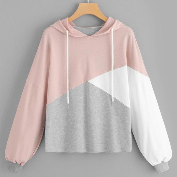 sweatshirts hoodies women autumn long sleeve patchwork drawstring letters hooded pullover women sweatshirts sudadera xs-xl 2019, Black
sweatshirts hoodies women autumn long sleeve patchwork drawstring letters hooded pullover women sweatshirts sudadera xs-xl 2019, Black