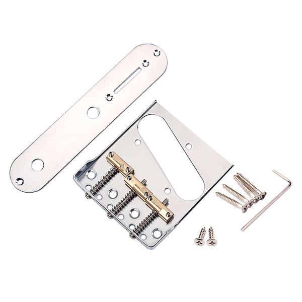 guitar bridge half side saddle bridge fixed bridge replacement parts, chrome 
guitar bridge half side saddle bridge fixed bridge replacement parts, chrome