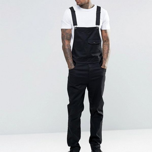 new tide mens casual loose fit pants fashion solid color cargo bib overalls autumn multi pocket trouser jumpsuit, Blue
new tide mens casual loose fit pants fashion solid color cargo bib overalls autumn multi pocket trouser jumpsuit, Blue