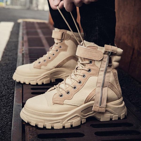 cool men's fashion workwear street boots simple side zipper handsome leather boots booties sapatos femininos botas de muje, Black
cool men's fashion workwear street boots simple side zipper handsome leather boots booties sapatos femininos botas de muje, Black