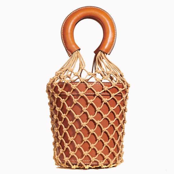 luxury designer buckets bags hollow out women totes fashion pu leather ladies handbags woven rope summer beach travel purse 2019
luxury designer buckets bags hollow out women totes fashion pu leather ladies handbags woven rope summer beach travel purse 2019
