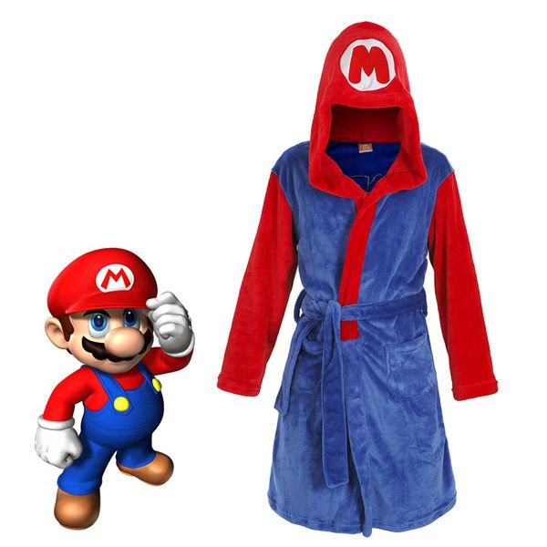 flannel robe game super mario bros. bathrobe cosplay mario costume cartoon night bath robe sleepwear pajamas bathing suit, Black
flannel robe game super mario bros. bathrobe cosplay mario costume cartoon night bath robe sleepwear pajamas bathing suit, Black