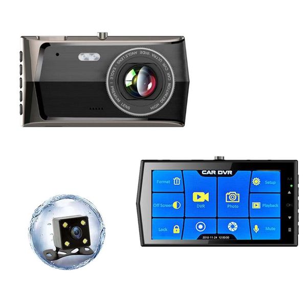 fonwoon 4" touch screen dash cam dual lens full hd 1080p car dvr camcorder night vision car camera parking auto registrar
fonwoon 4" touch screen dash cam dual lens full hd 1080p car dvr camcorder night vision car camera parking auto registrar