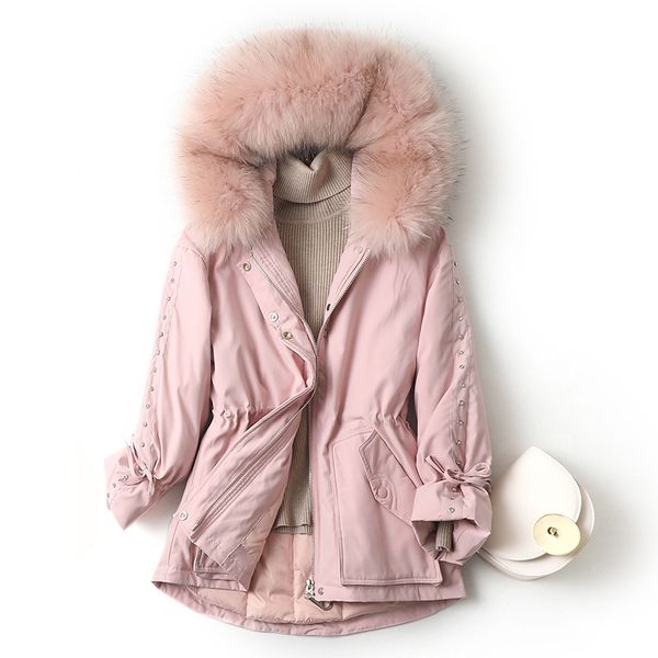 women winter down jacket parkas white duck real raccoon fur collar female overcoat thickening fashion coat women outwear coat, Black
women winter down jacket parkas white duck real raccoon fur collar female overcoat thickening fashion coat women outwear coat, Black