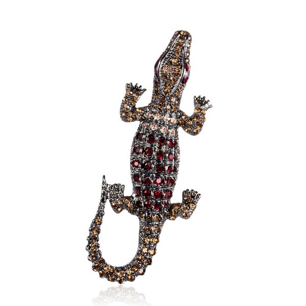 fashion women's fashion natural insect animal lovely alloy rhinestone crocodile brooch pins women/man party wear ing, Gray
fashion women's fashion natural insect animal lovely alloy rhinestone crocodile brooch pins women/man party wear ing, Gray